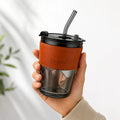 HOMIQELITE Grey Glass Tumbler – 250 ml
